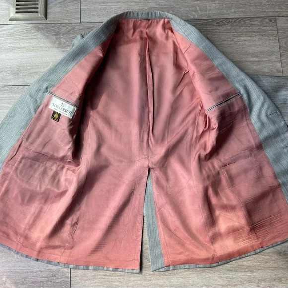 Nino Cerruti Paris Diffusion Pure Virgin Wool Blazer Union Made in USA - Picture 9 of 16